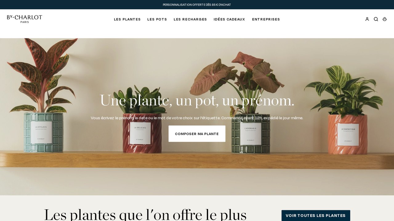 Boutique en ligne By Charlot